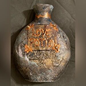 Artistic “Love Potion”Bottle with Signature
